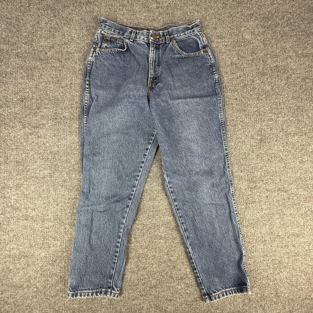Vintage Chic Jeans Womens 14 Petite Blue High Rise Relaxed Mom Denim USA